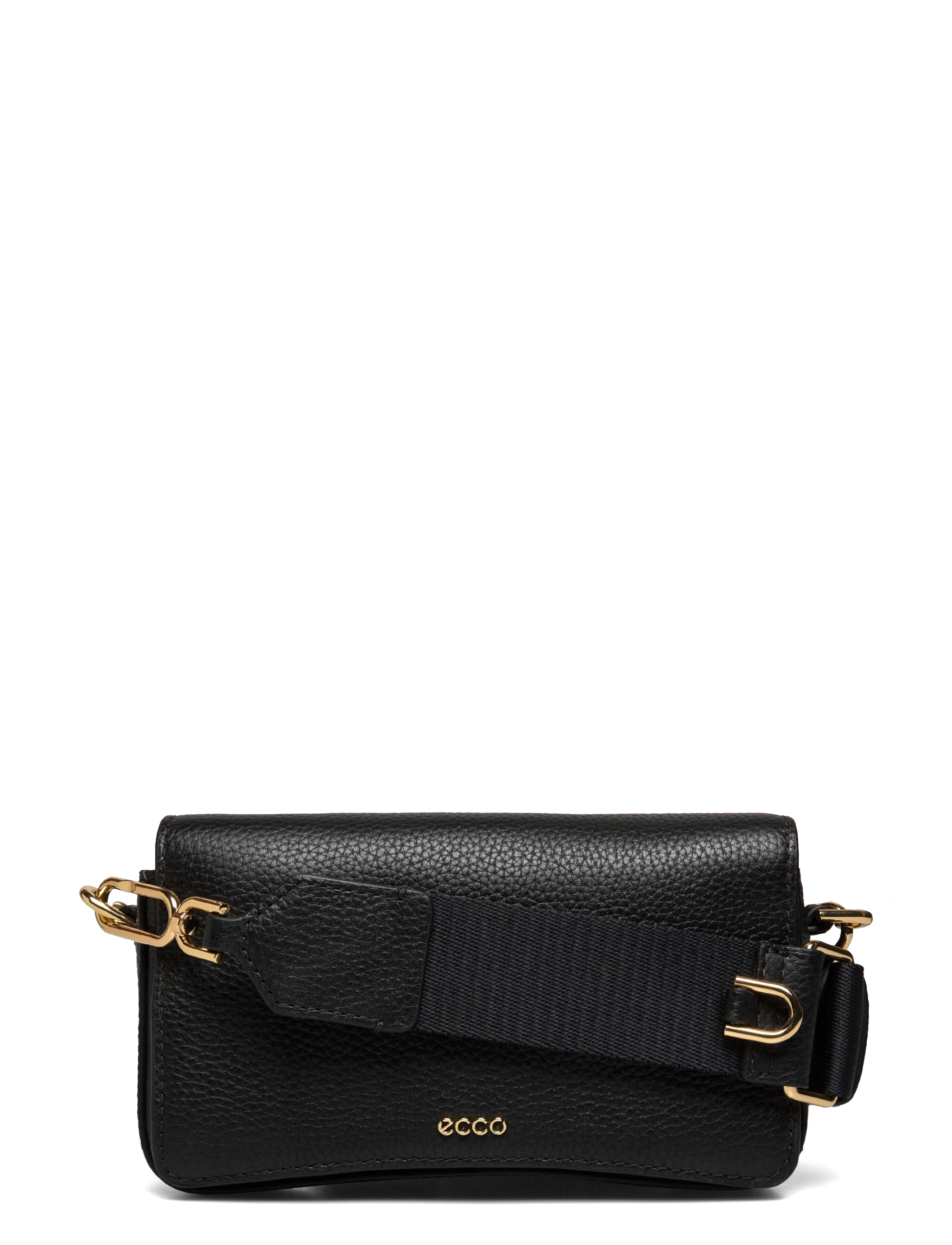 ECCO Pinch Bag S Pebbled Leather - BLACK