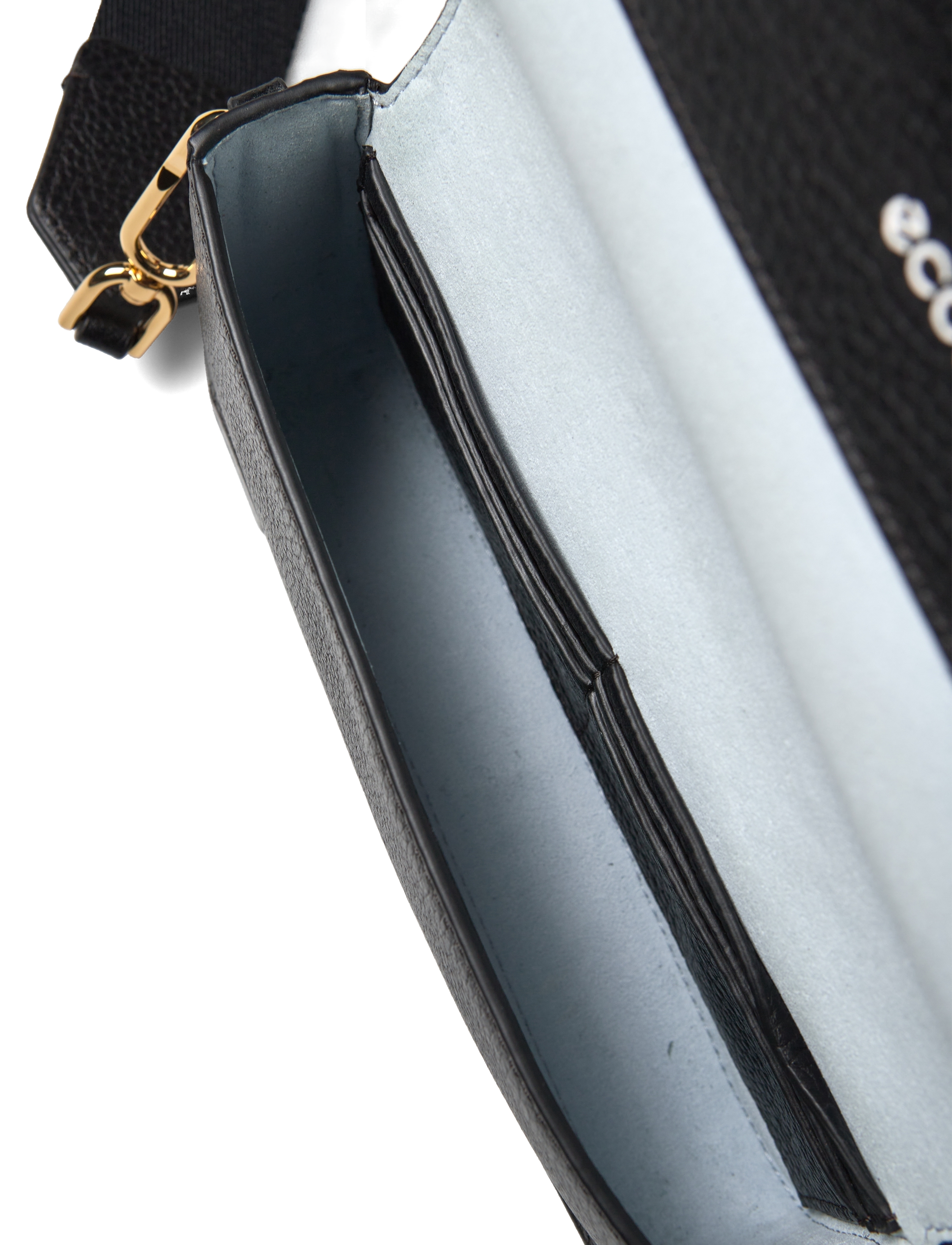 ECCO - ECCO Pinch Bag S Pebbled Leather - black - 3