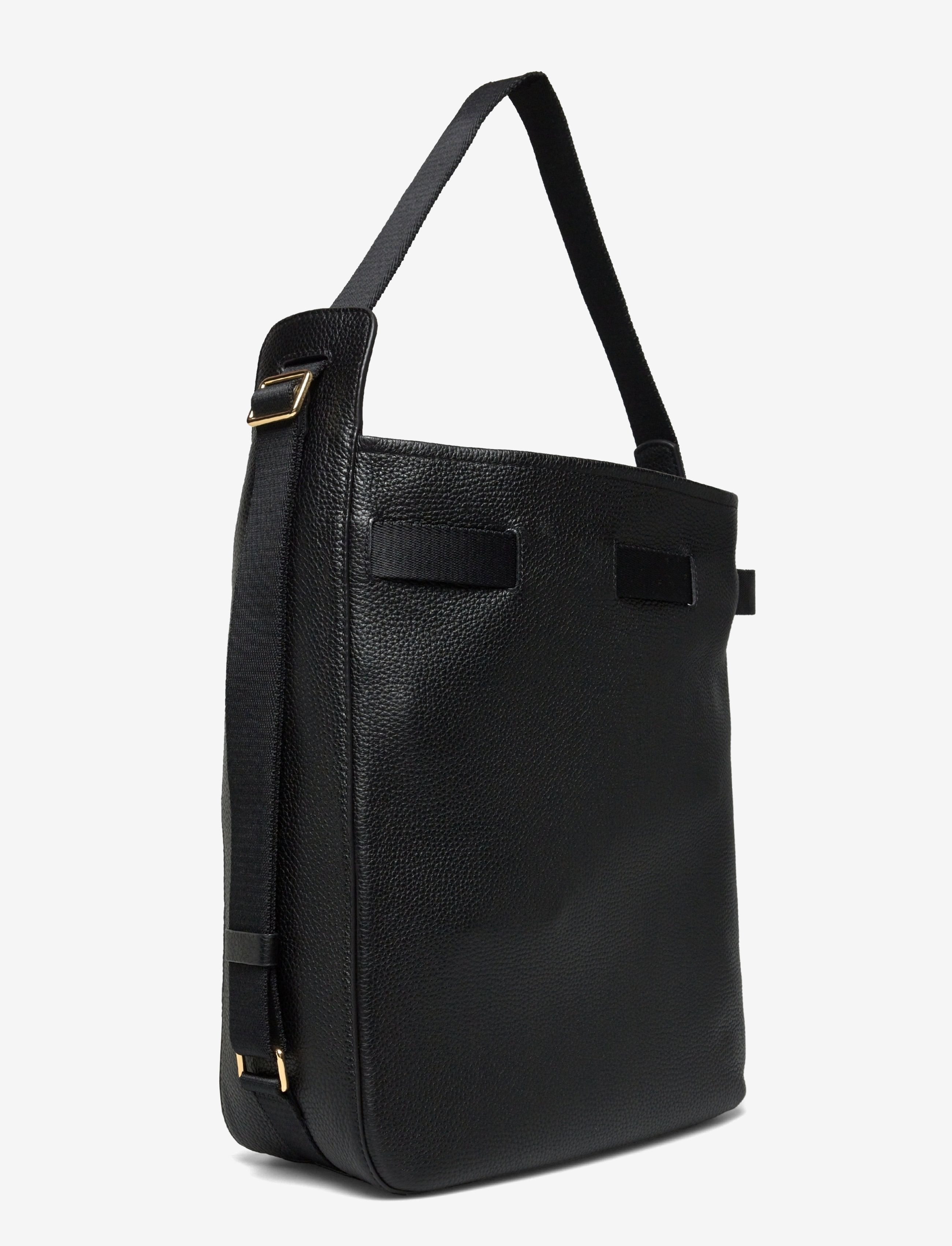 ECCO - ECCO Sail Bag M Pebbled Leather - black - 3