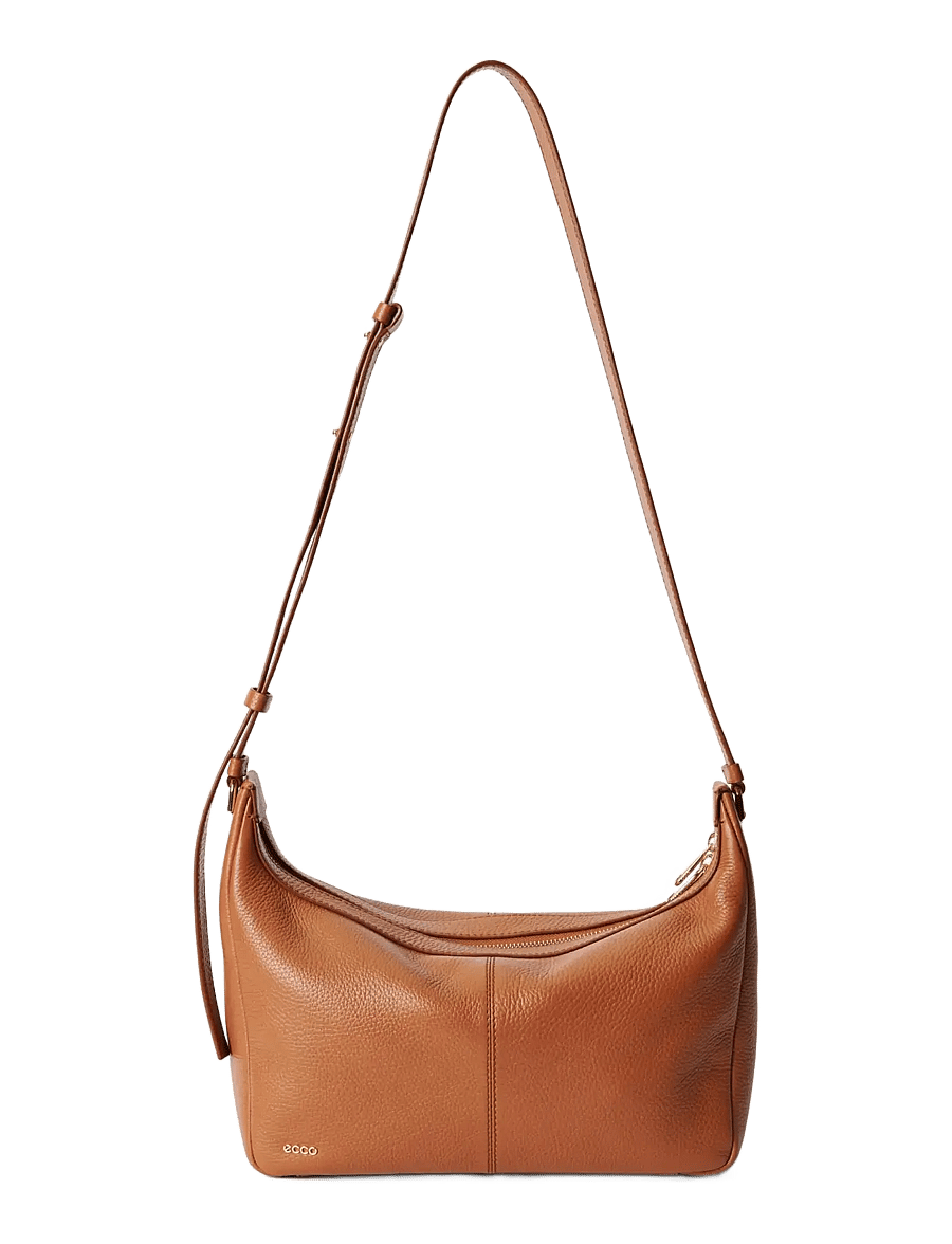 ECCO - HOBO S SOFT PEBBLED LEATHER - brown - 0