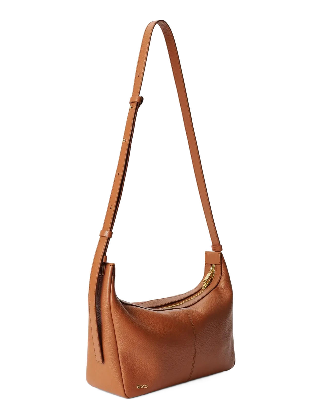 ECCO - HOBO S SOFT PEBBLED LEATHER - brown - 1