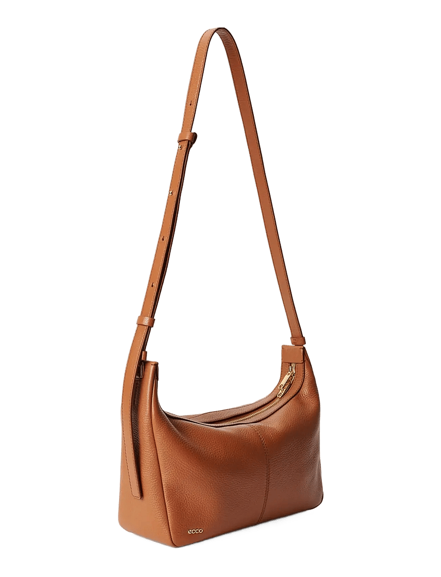 ECCO - HOBO S SOFT PEBBLED LEATHER - brown - 1