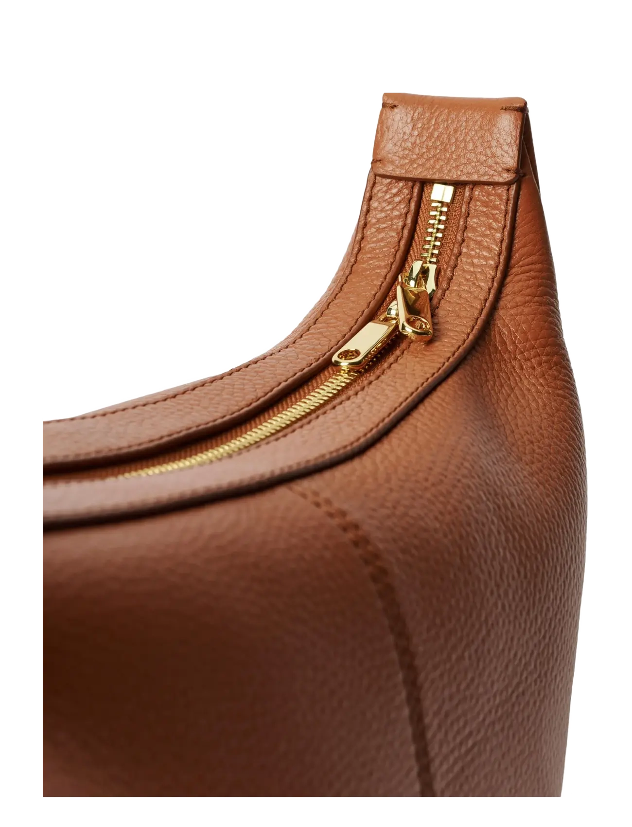 ECCO - HOBO S SOFT PEBBLED LEATHER - brown - 3