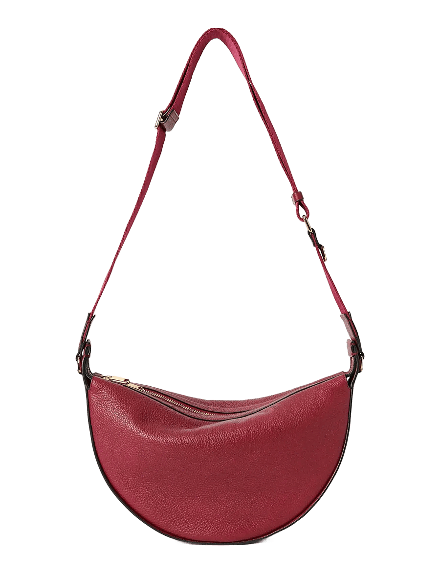 ECCO - FORTUNE BAG M PEBBLED LEATHER - modes tendences - red - 2