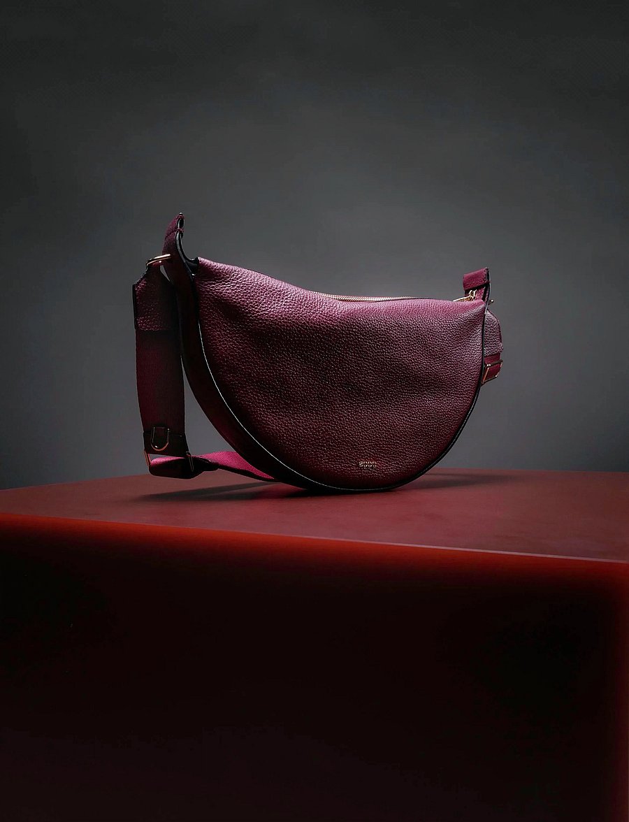 ECCO - FORTUNE BAG M PEBBLED LEATHER - modes tendences - red - 0