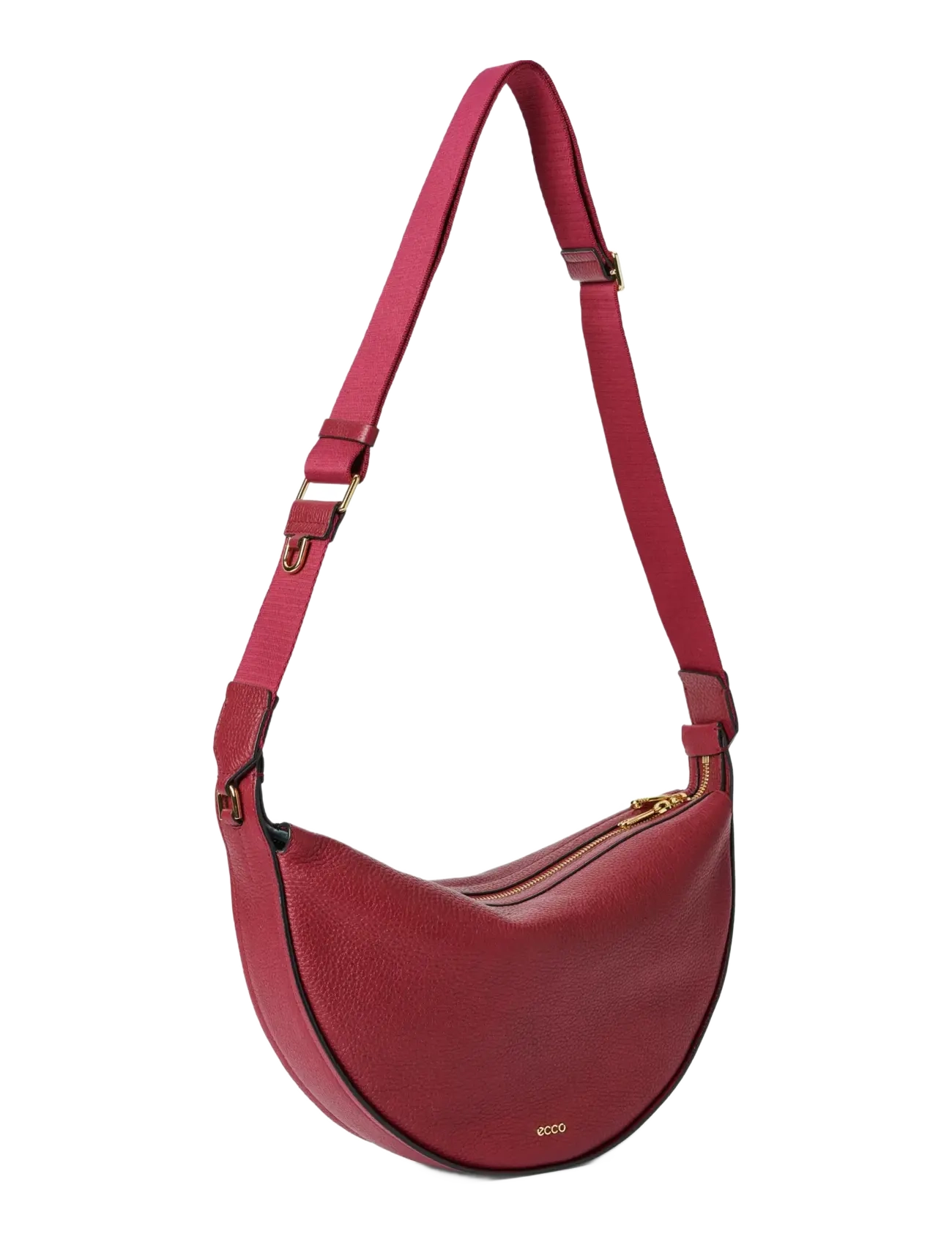 ECCO - FORTUNE BAG M PEBBLED LEATHER - crossbody kotid - red - 5
