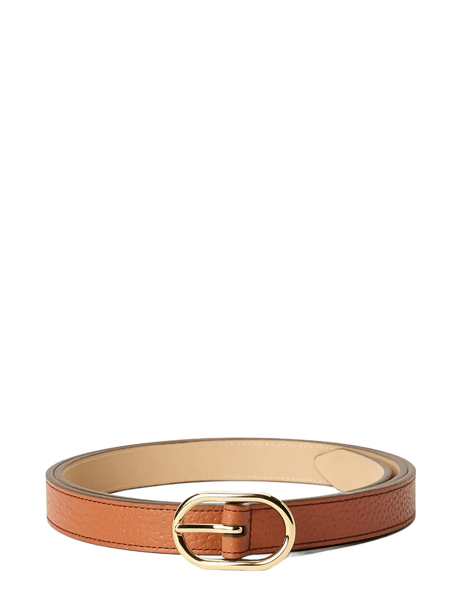 ECCO - ECCO Belts Pebble Leather - nahkrihmad - tan - 1