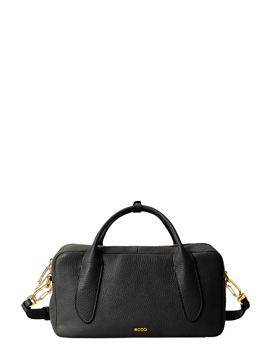 ECCO - ECCO Bowling Bag M Pebble Leather - black - 0