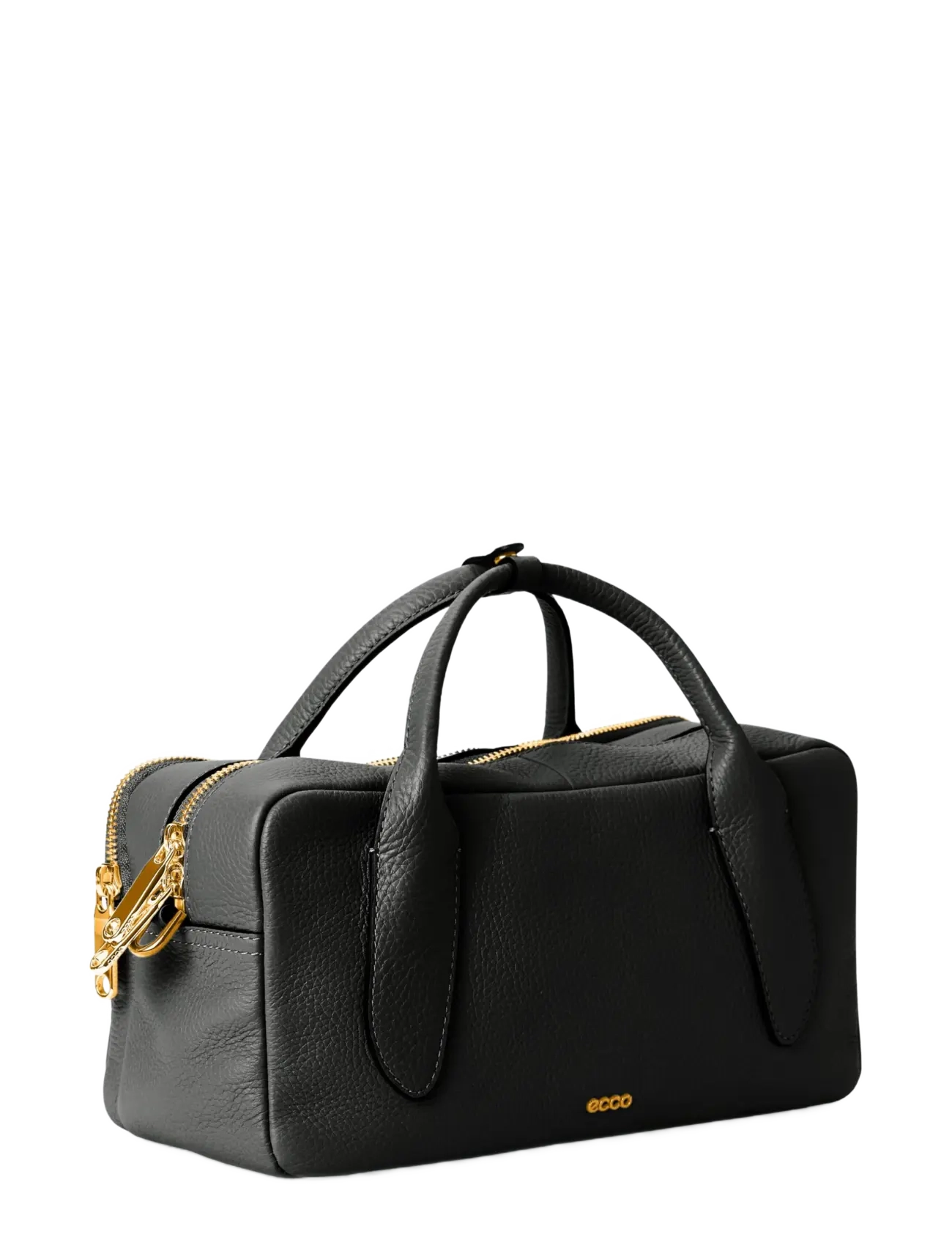 ECCO - ECCO Bowling Bag M Pebble Leather - black - 1