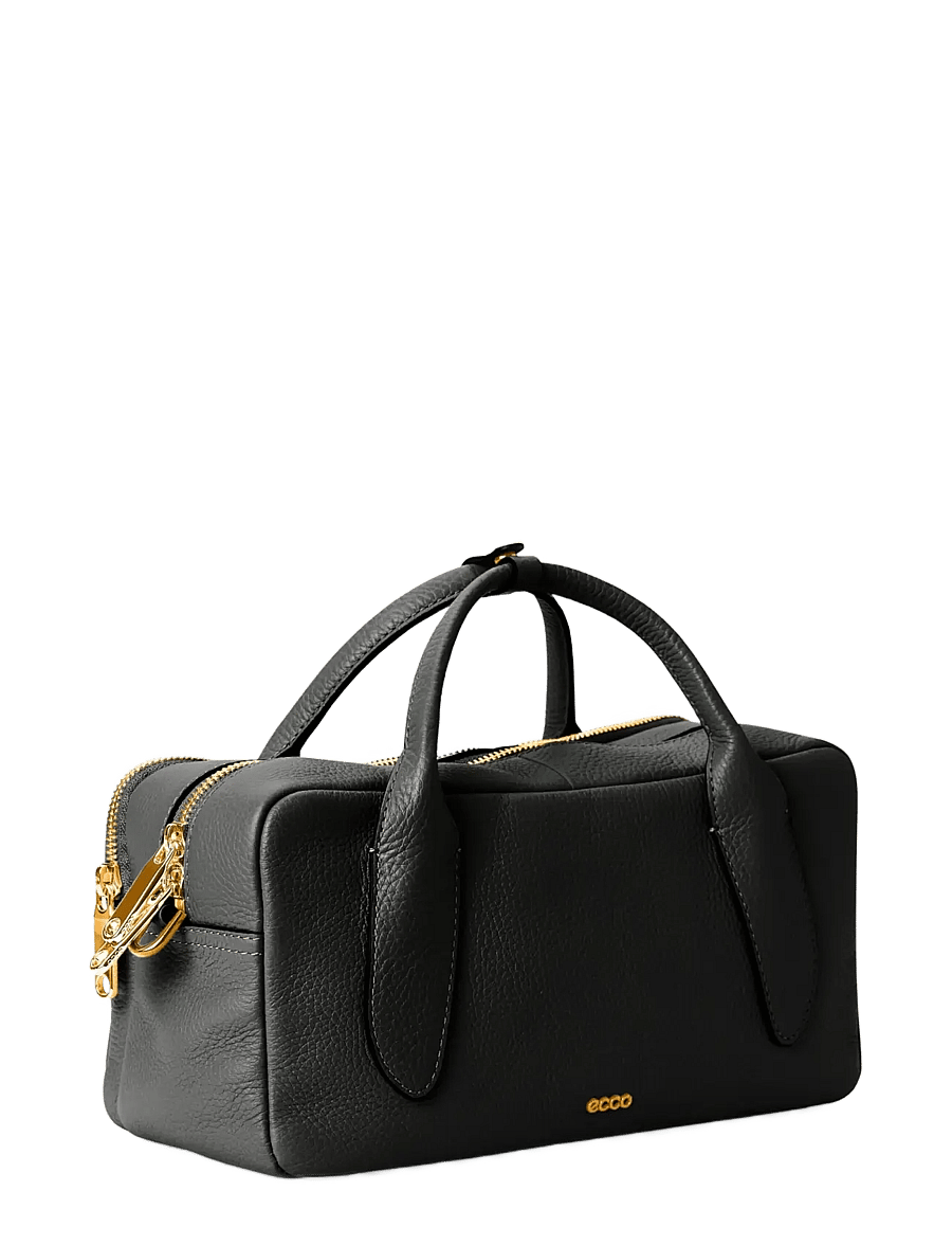 ECCO - ECCO Bowling Bag M Pebble Leather - black - 1