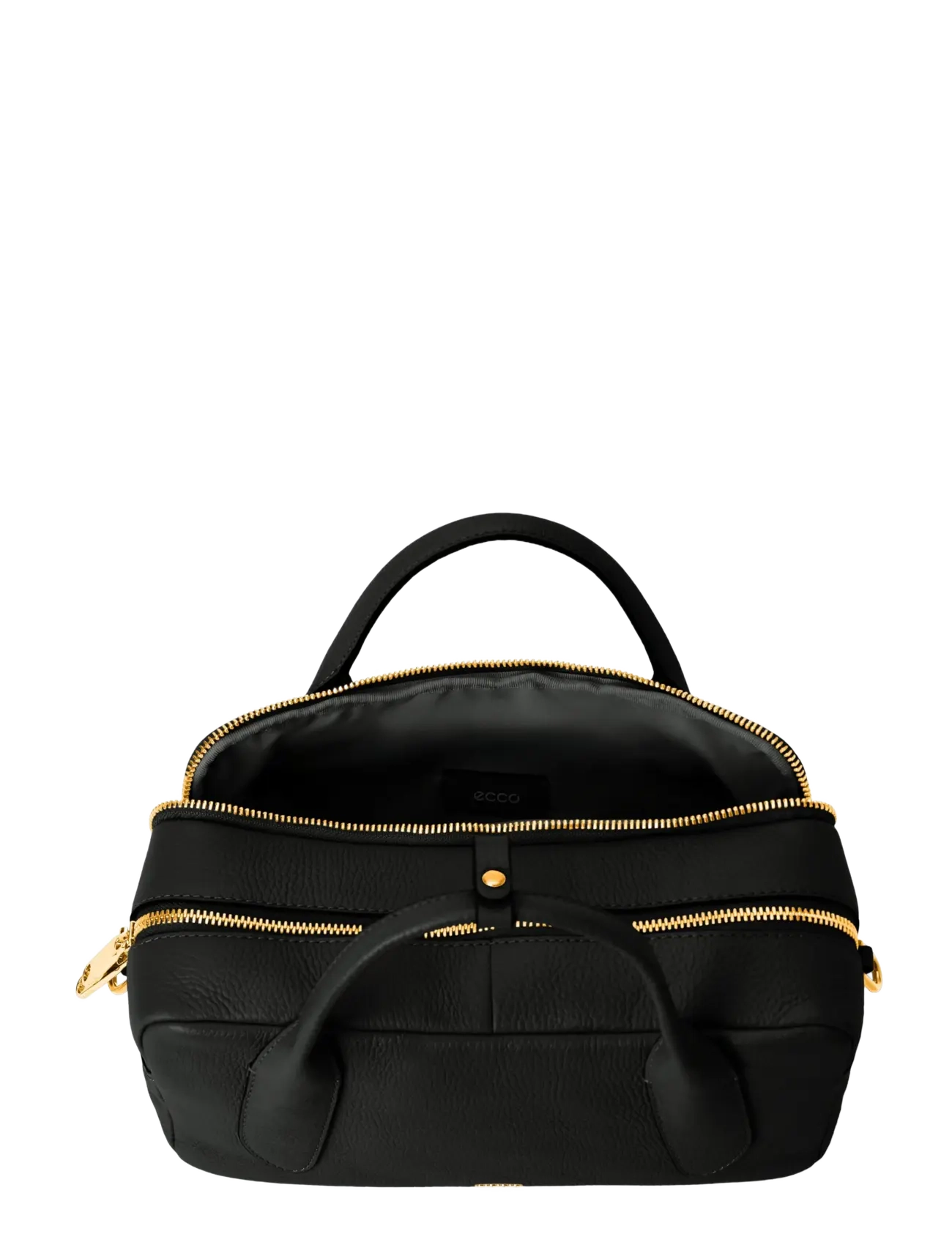 ECCO - ECCO Bowling Bag M Pebble Leather - black - 3