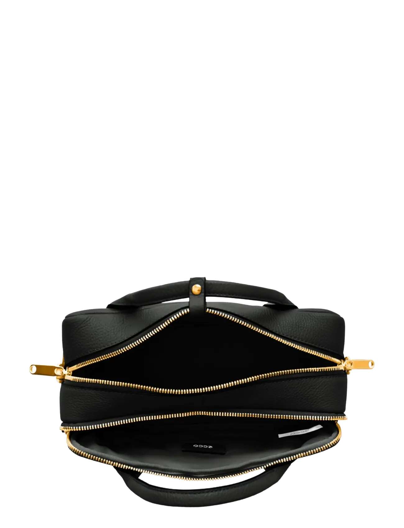 ECCO - ECCO Bowling Bag M Pebble Leather - black - 4