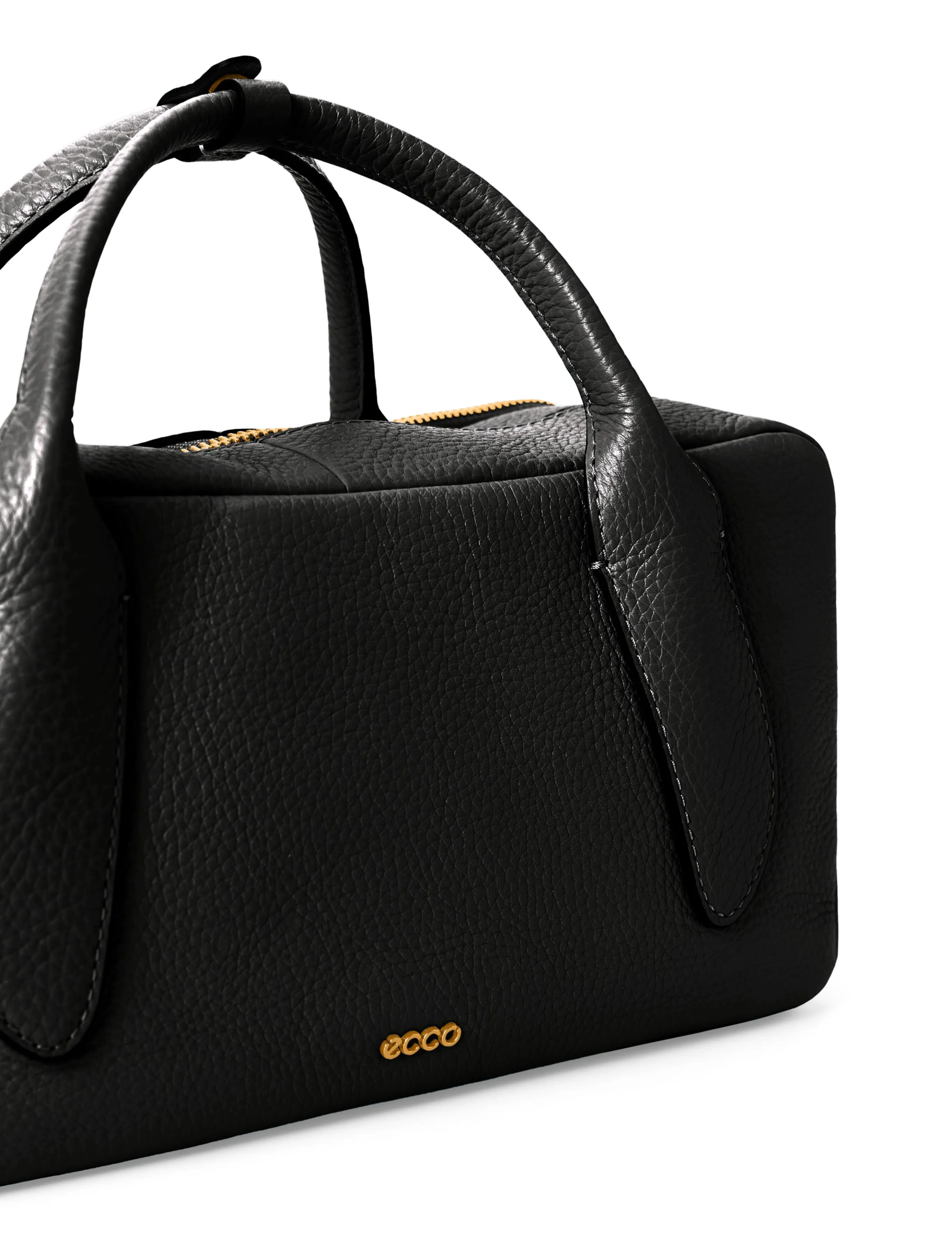 ECCO - ECCO Bowling Bag M Pebble Leather - black - 5