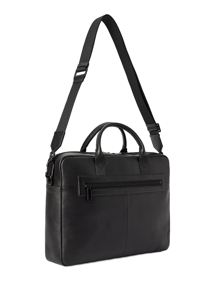 ECCO - ECCO Mode Laptop Bag Leather - black - 3