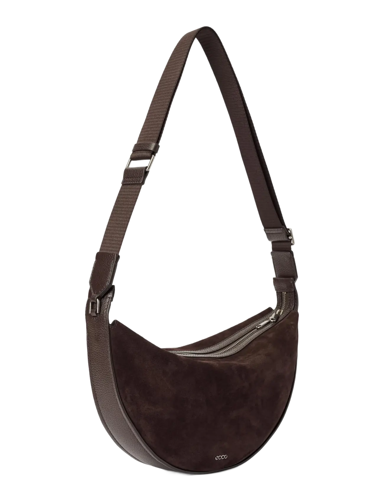 ECCO - ECCO Fortune Bag M Suede - brown - 2