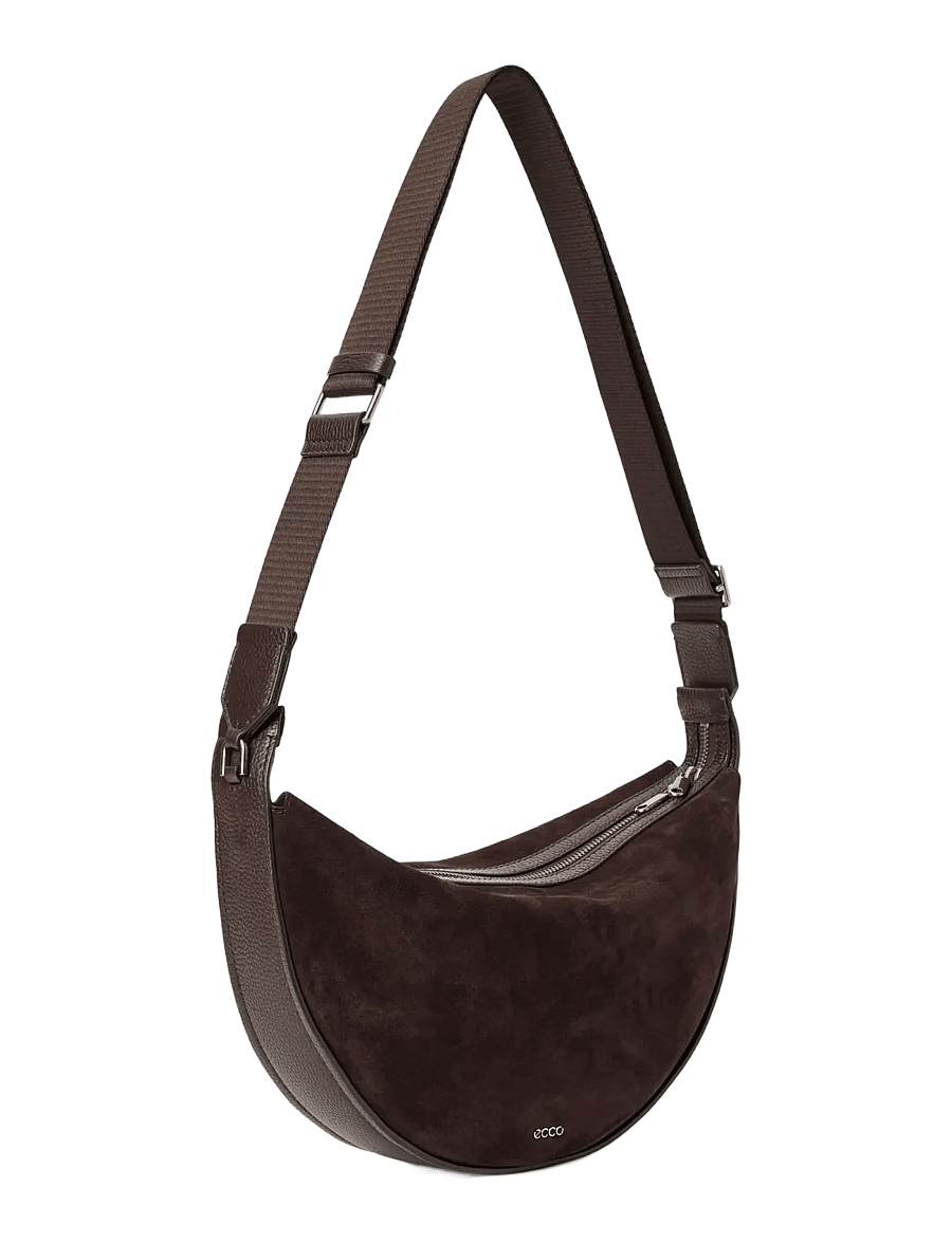 ECCO - ECCO Fortune Bag M Suede - brown - 2