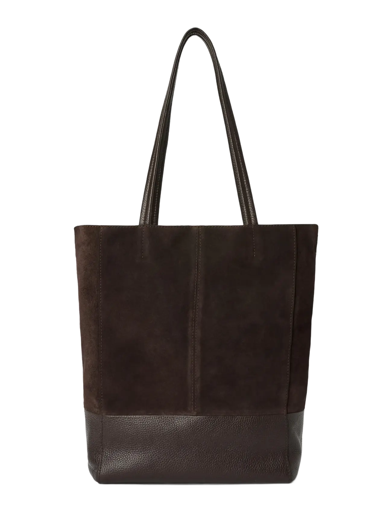 ECCO - ECCO Aven Tote Suede - tote bags - brown - 2