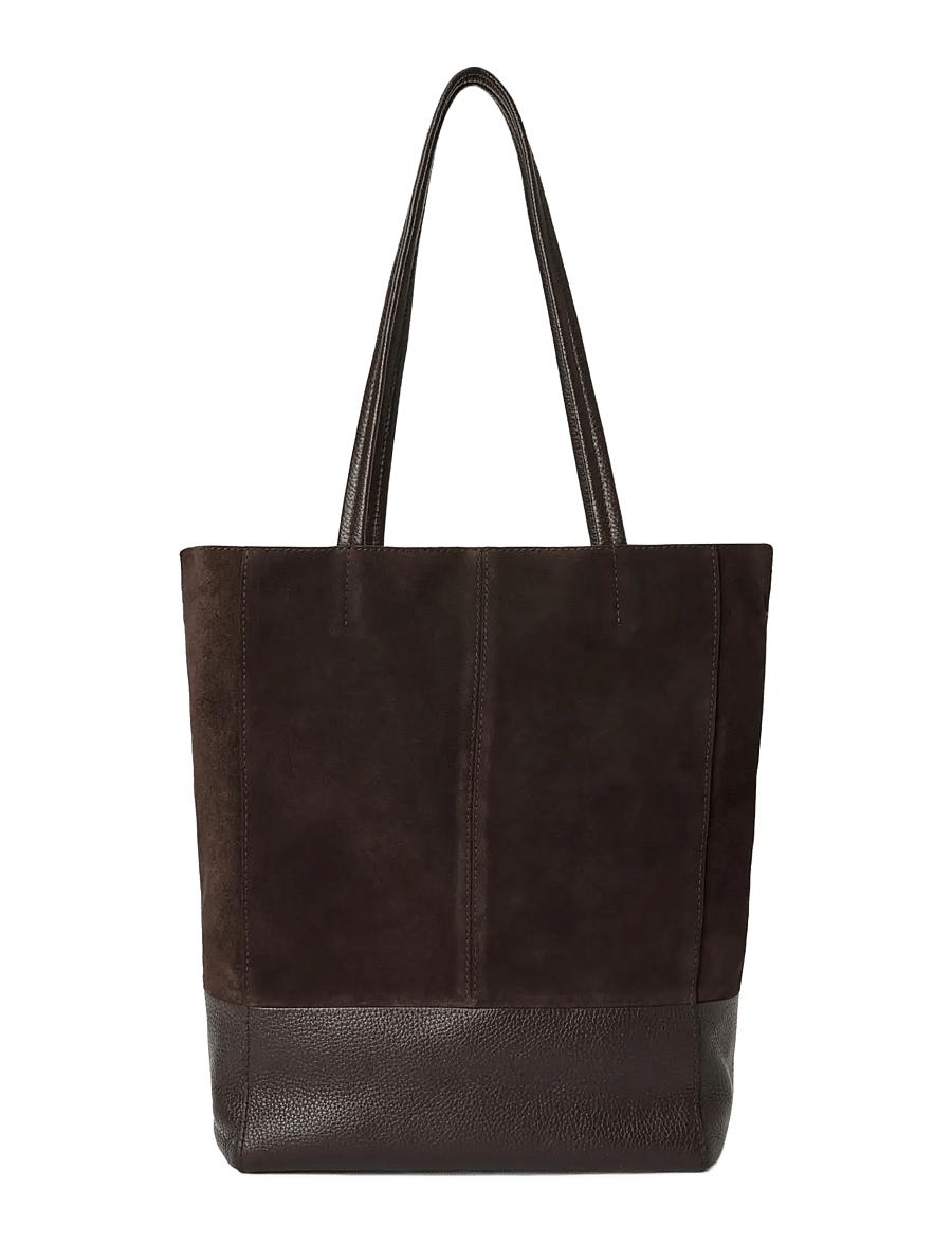 ECCO - ECCO Aven Tote Suede - tote bags - brown - 2