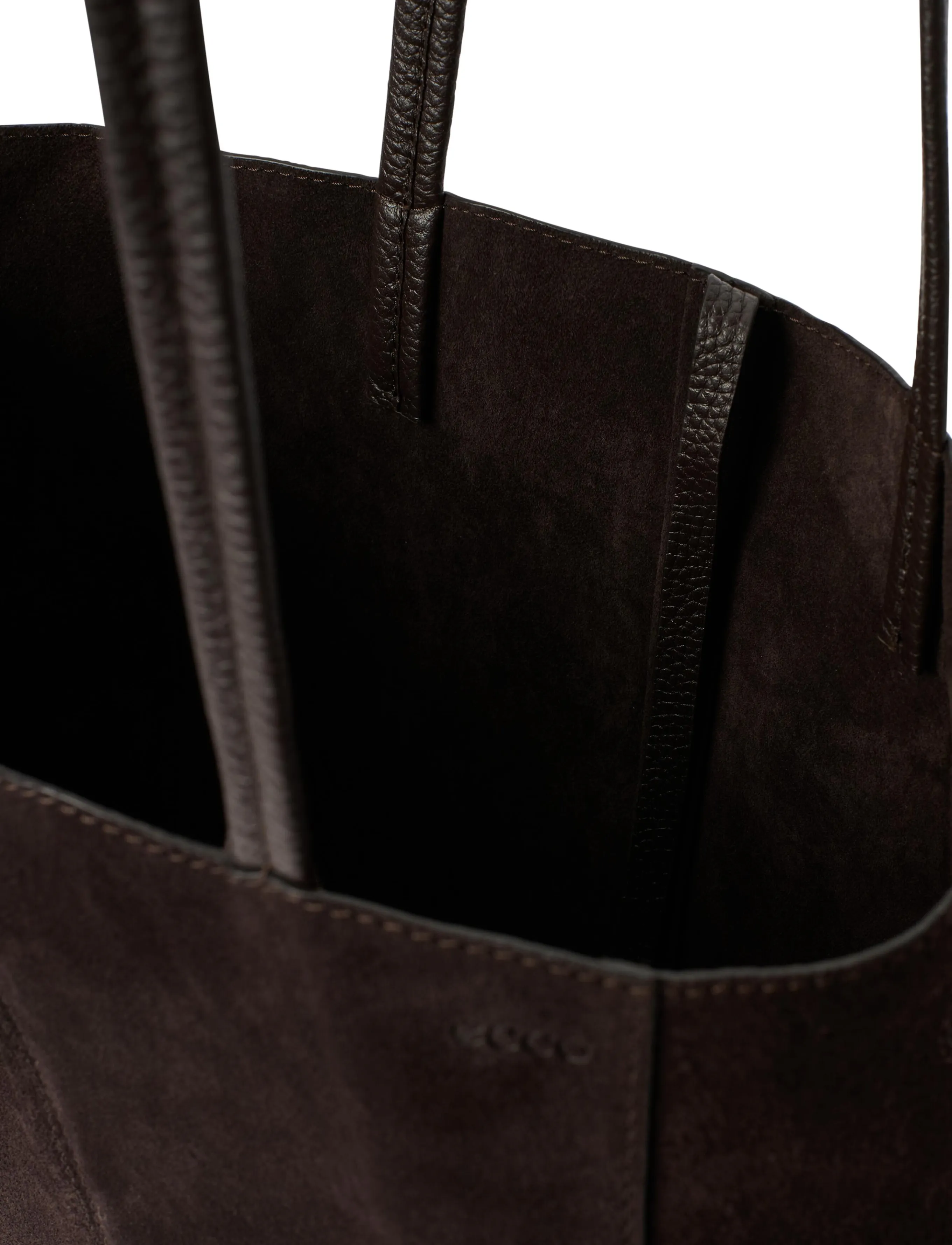 ECCO - ECCO Aven Tote Suede - tote bags - brown - 4