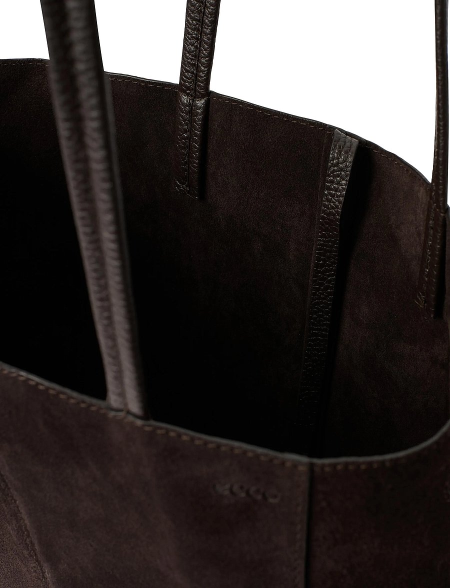 ECCO - ECCO Aven Tote Suede - tote bags - brown - 4