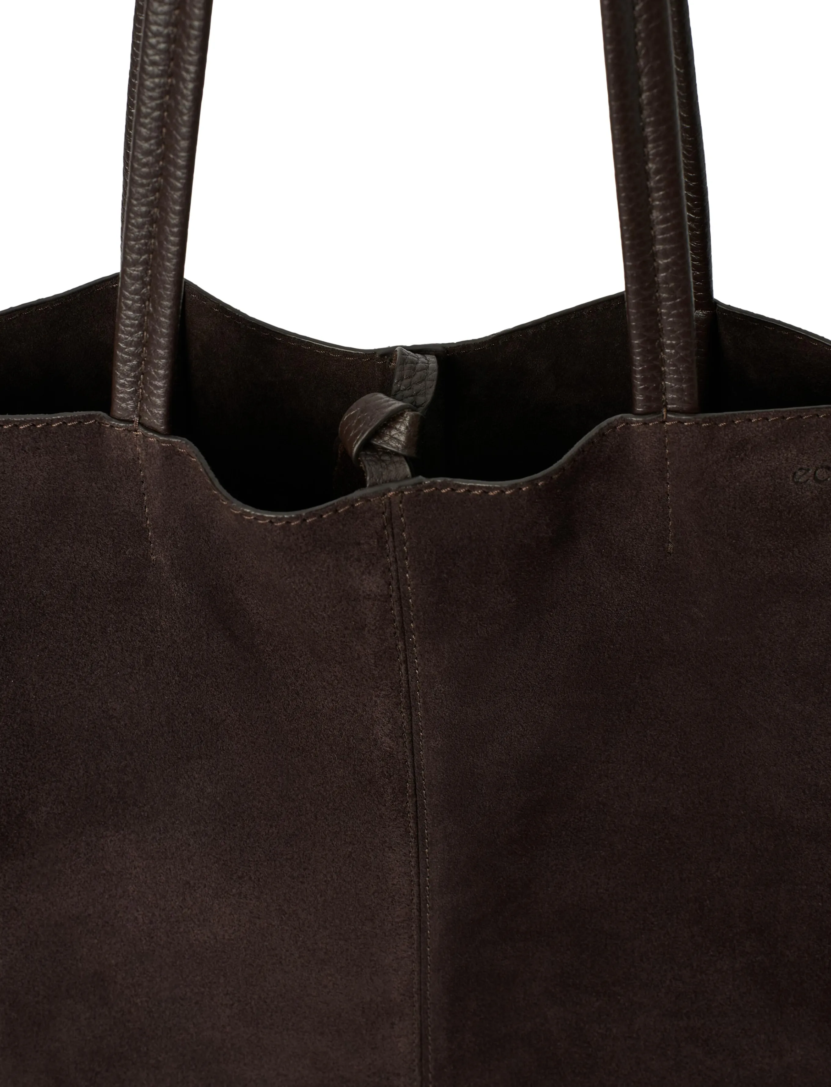 ECCO - ECCO Aven Tote Suede - tote bags - brown - 5