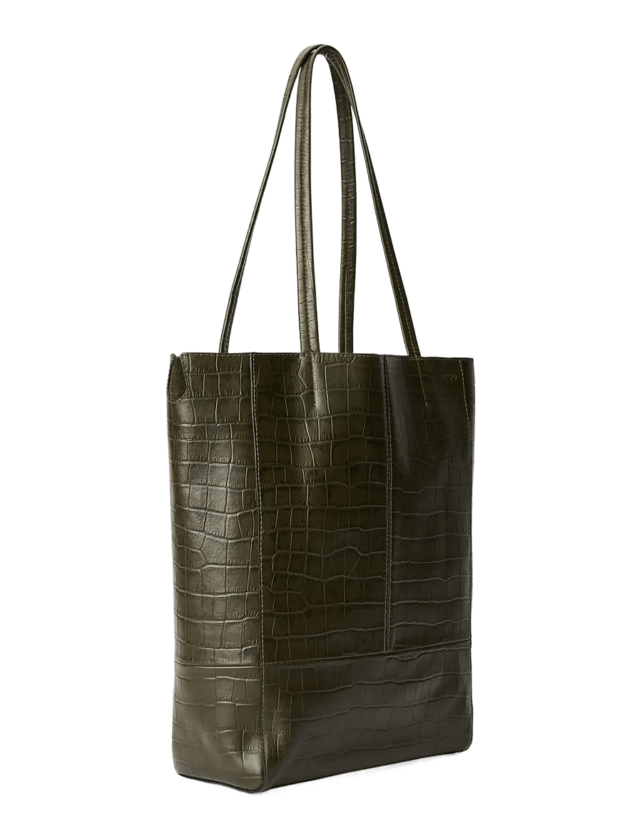 ECCO - ECCO Aven Tote Croc Leather - green - 1