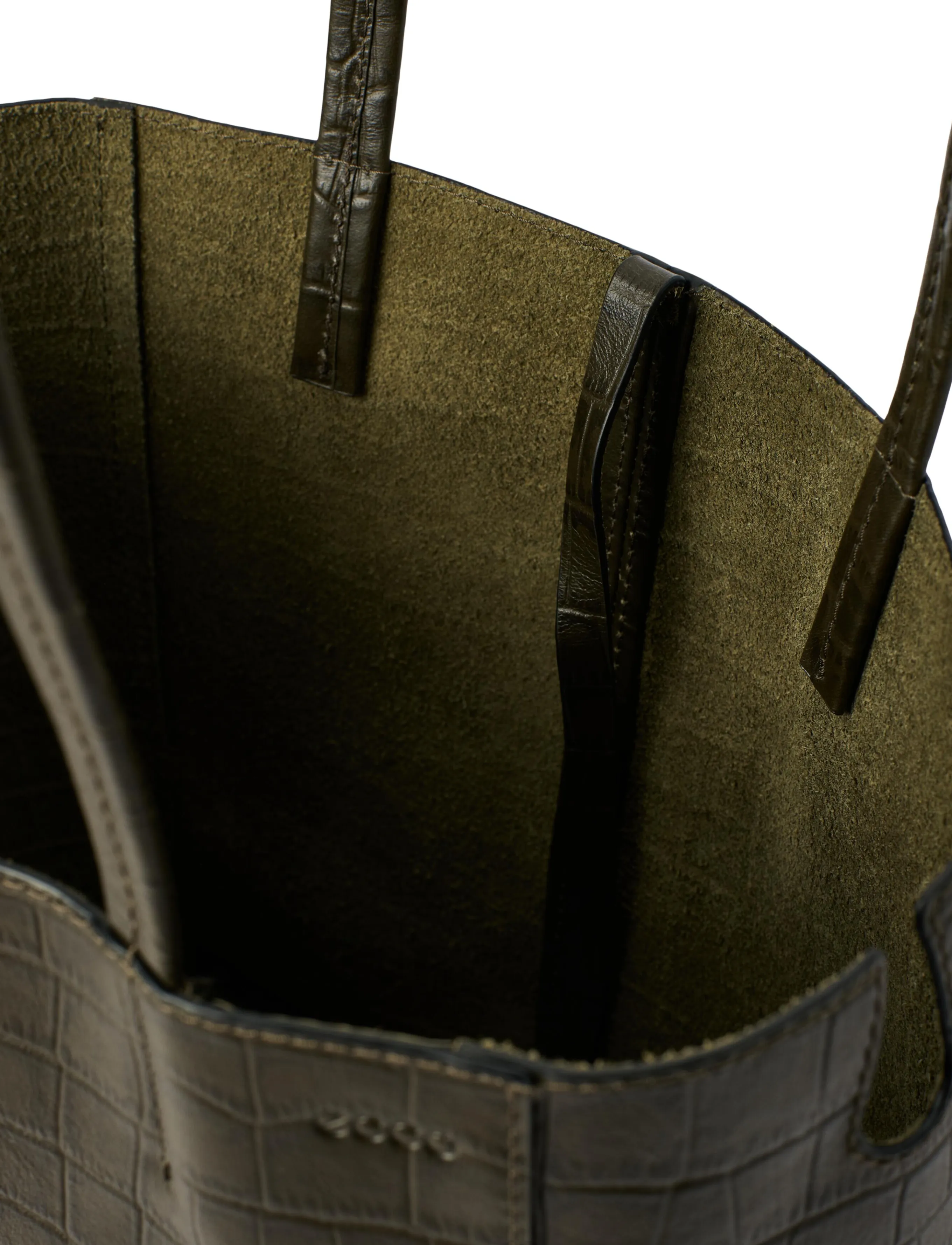 ECCO - ECCO Aven Tote Croc Leather - green - 4