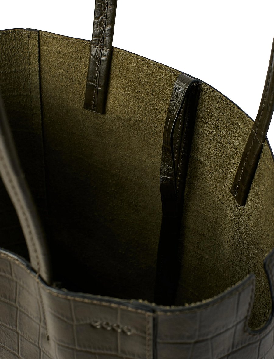 ECCO - ECCO Aven Tote Croc Leather - green - 4