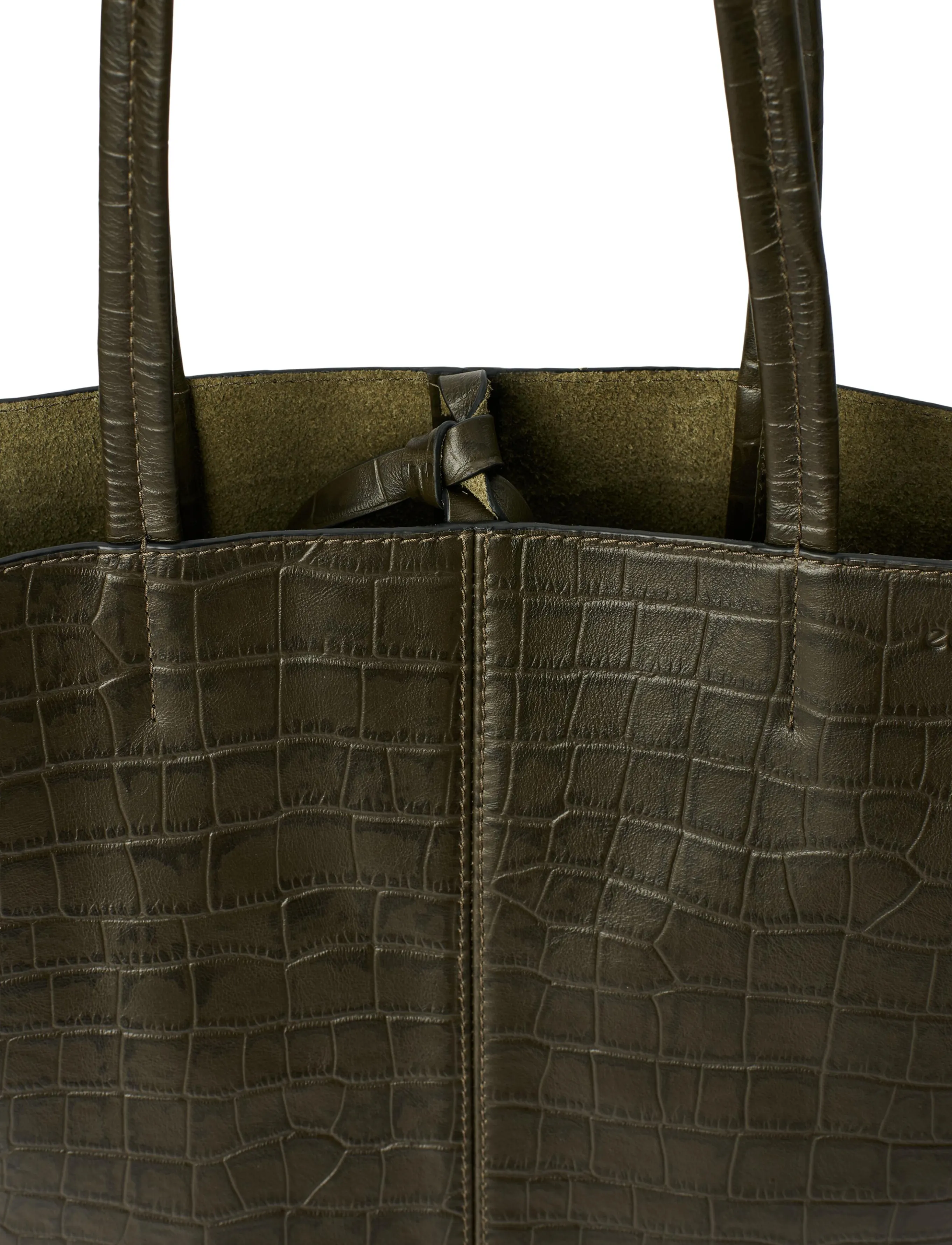 ECCO - ECCO Aven Tote Croc Leather - green - 5