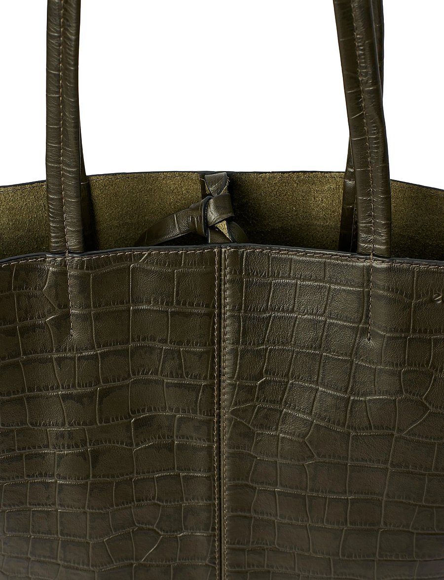 ECCO - ECCO Aven Tote Croc Leather - green - 5
