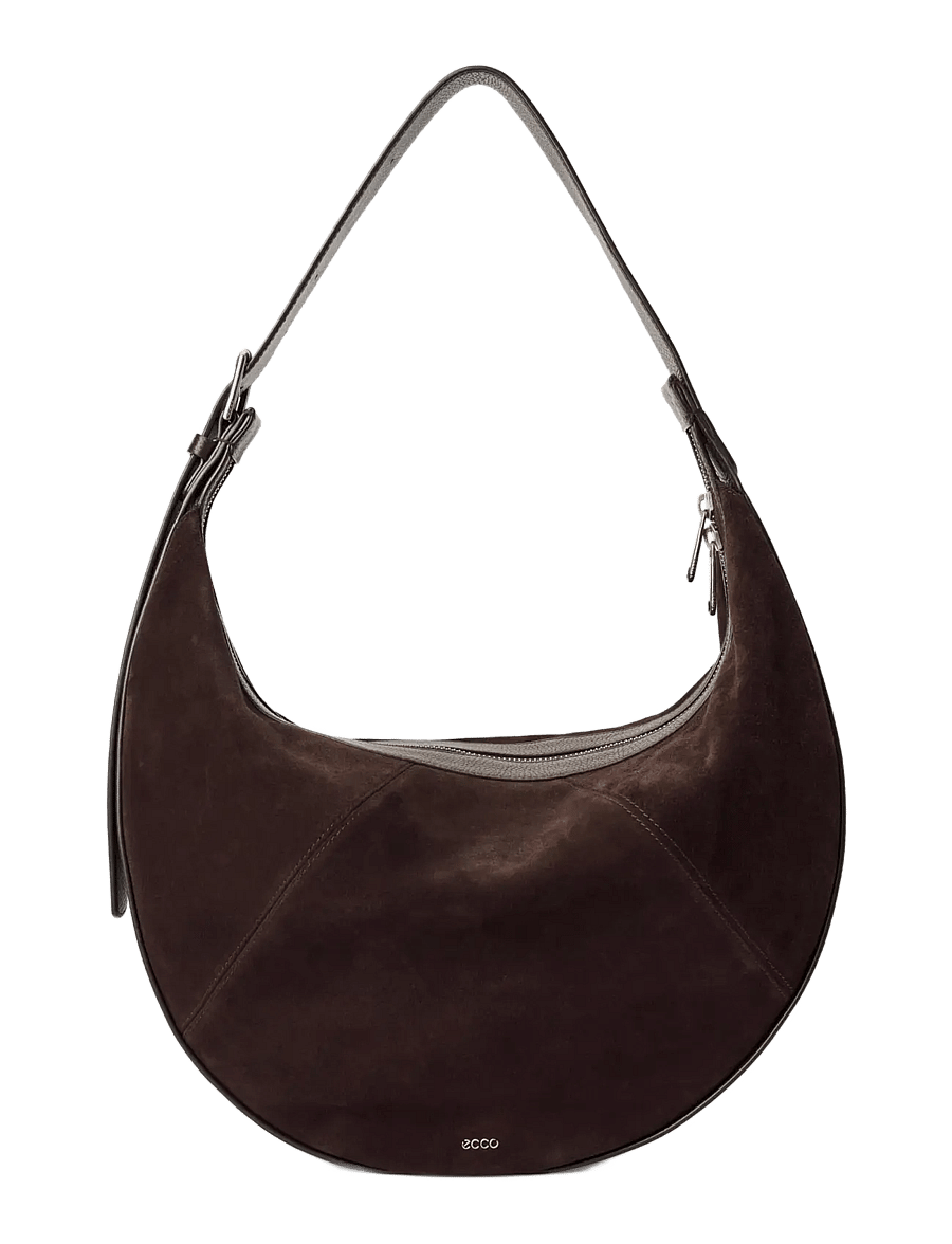 ECCO - ECCO Fortune Bag L Suede - brown - 1