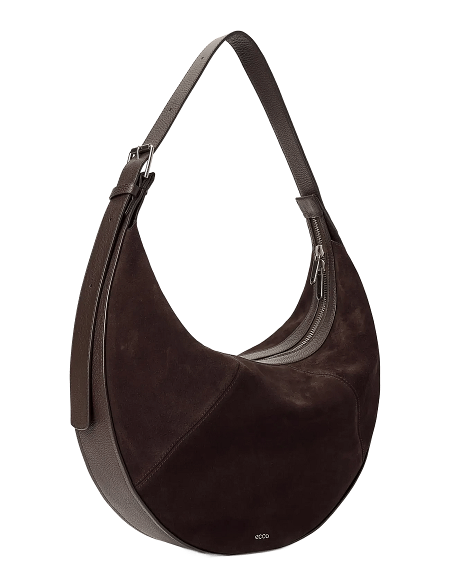 ECCO - ECCO Fortune Bag L Suede - brown - 2