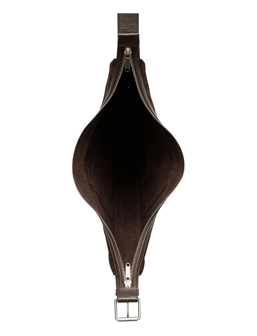 ECCO - ECCO Fortune Bag L Suede - brown - 4
