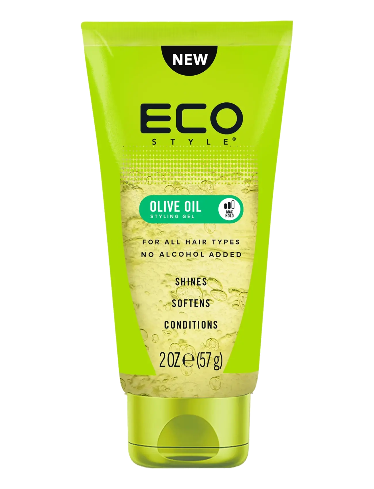 Eco Style Olive Oil Styling Gel Travel Size 59 ml - Gelé - OLIVE OIL / clear