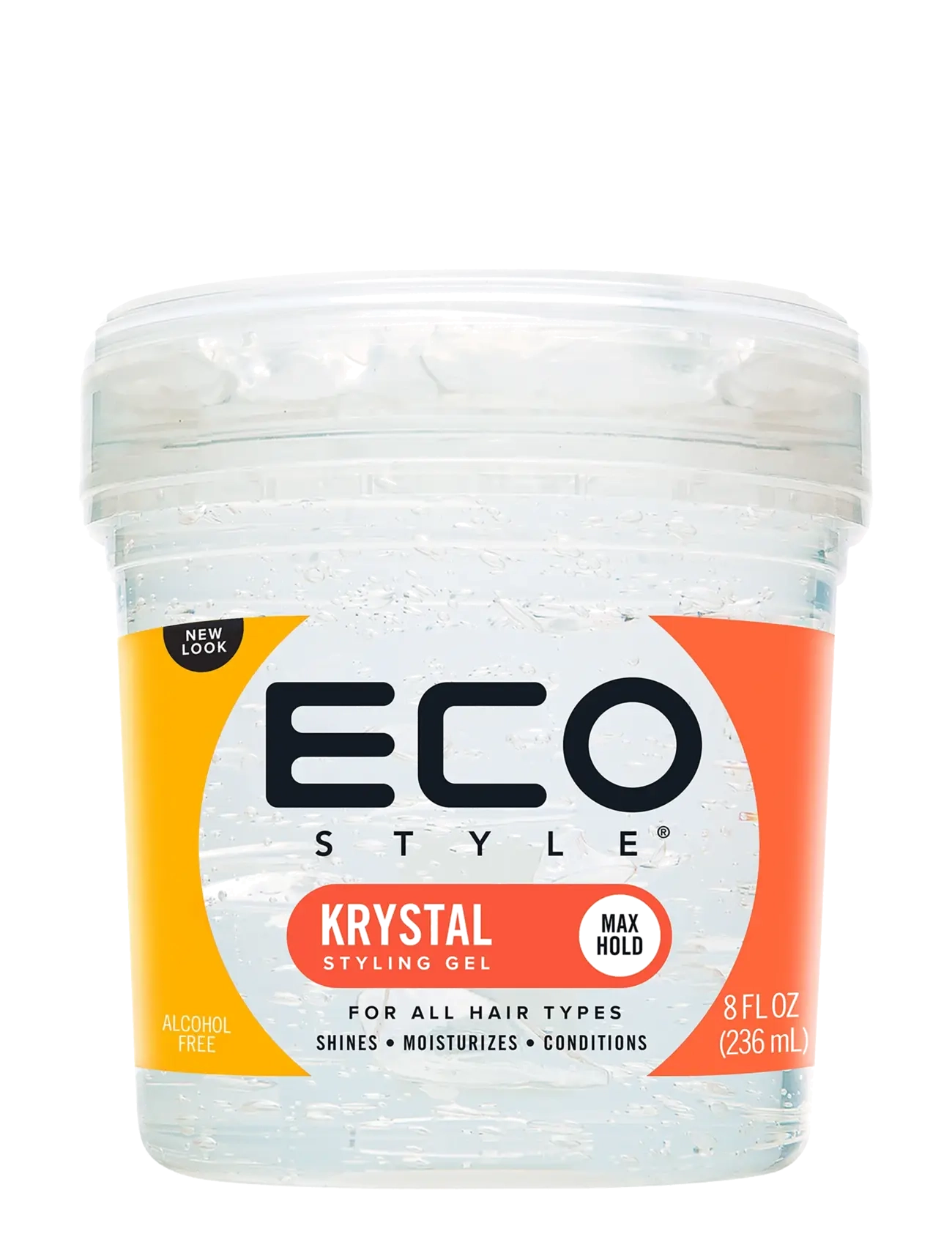 Eco Style Krystal Styling Gel - Snyrtivörur fyrir karlmenn - KRYSTAL / clear