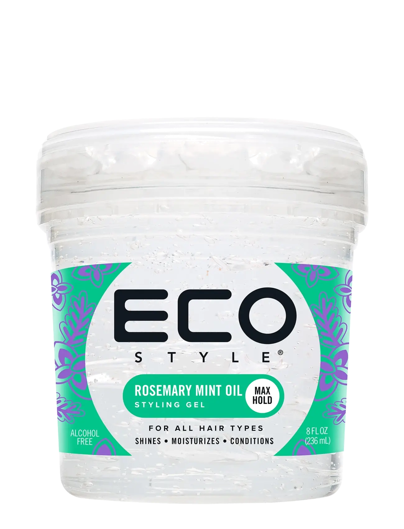Eco Style Rosemary Mint Oil Styling Gel - Hår - ROSEMARY MINT OIL / clear