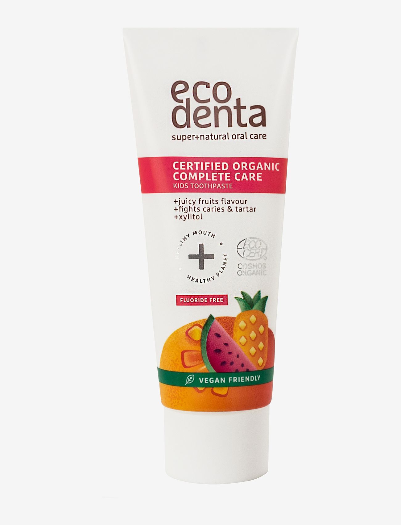Ecodenta - Ecodenta Certified Organic Complete Care Toothpaste for Kids, 2+ y.o. 75 ml - tandkräm - clear - 0