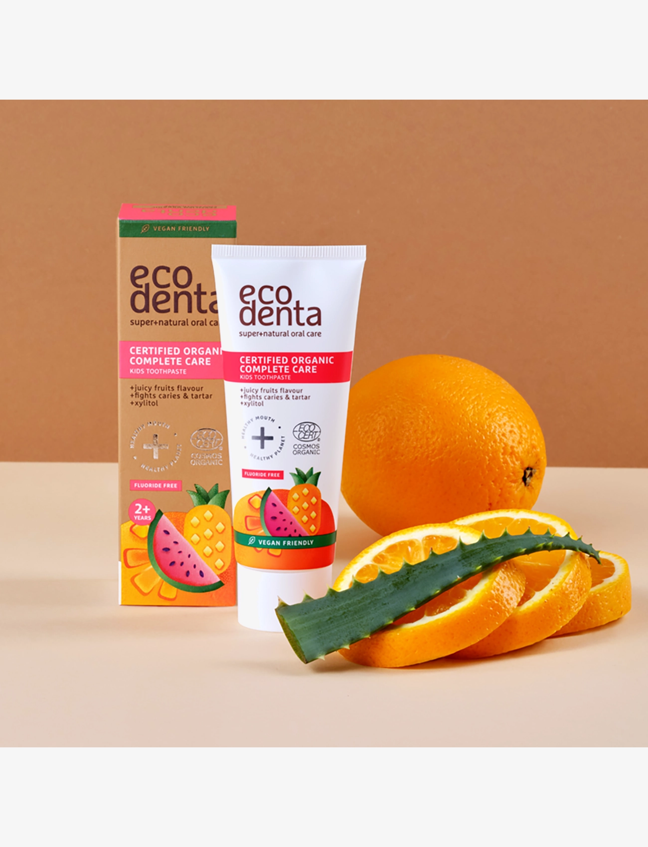 Ecodenta - Ecodenta Certified Organic Complete Care Toothpaste for Kids, 2+ y.o. - hambapastad - clear - 1