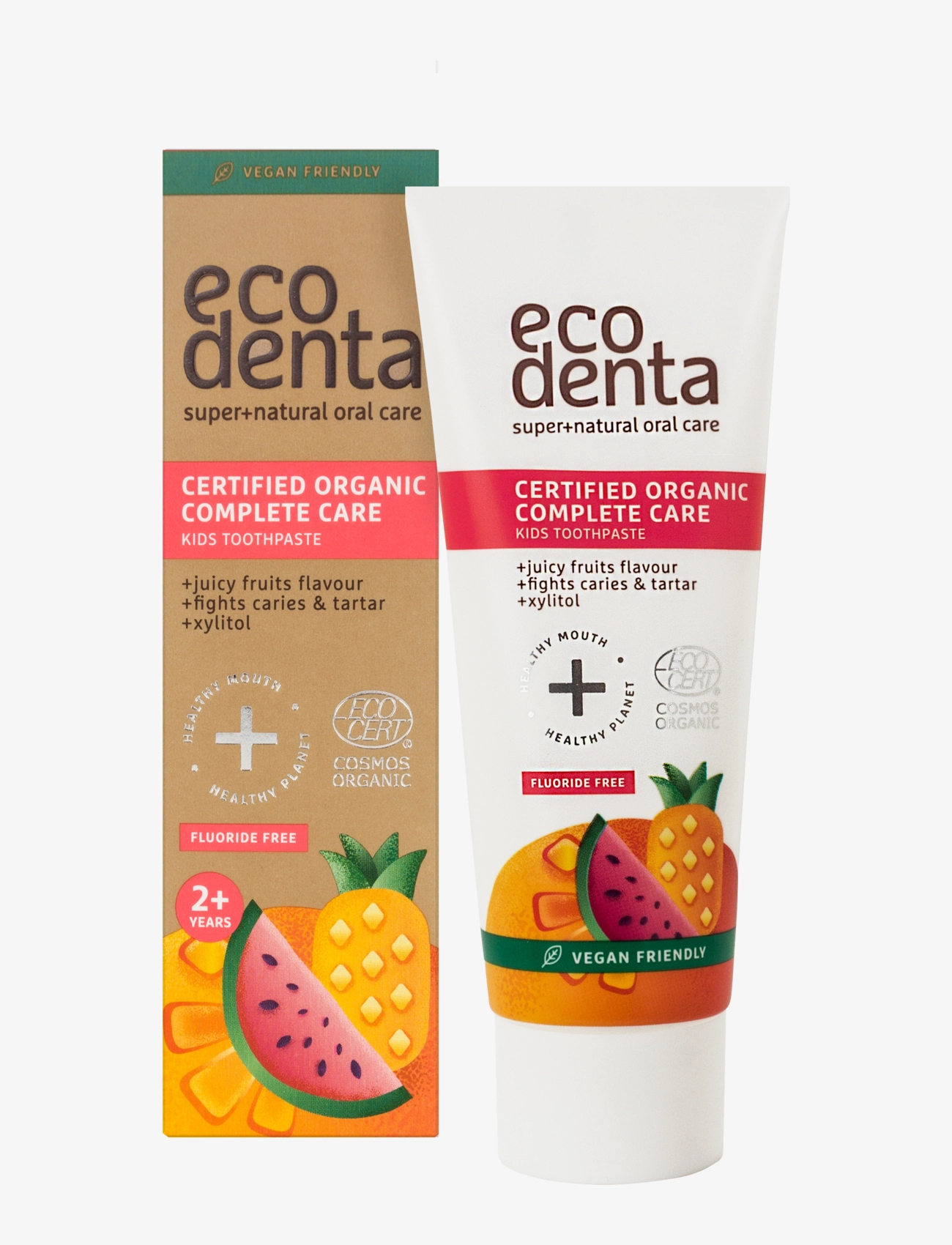Ecodenta - Ecodenta Certified Organic Complete Care Toothpaste for Kids, 2+ y.o. - hambapastad - clear - 2