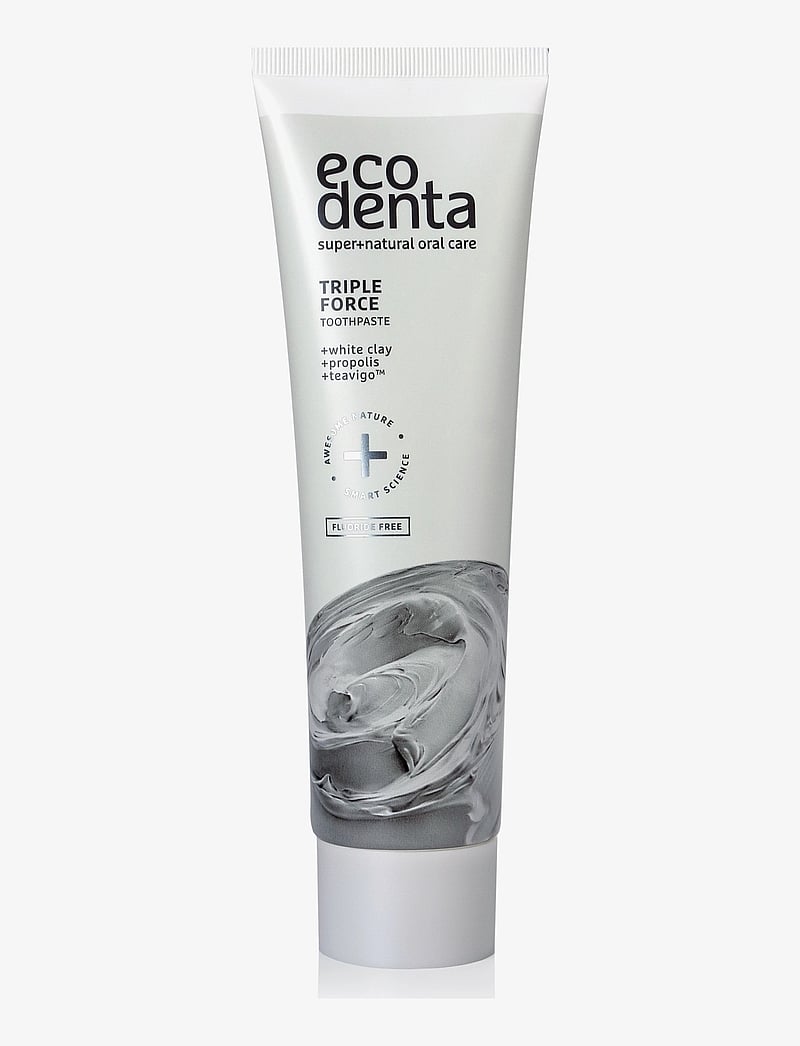 Ecodenta - Ecodenta Triple Force Toothpaste - tannkrem - clear - 0