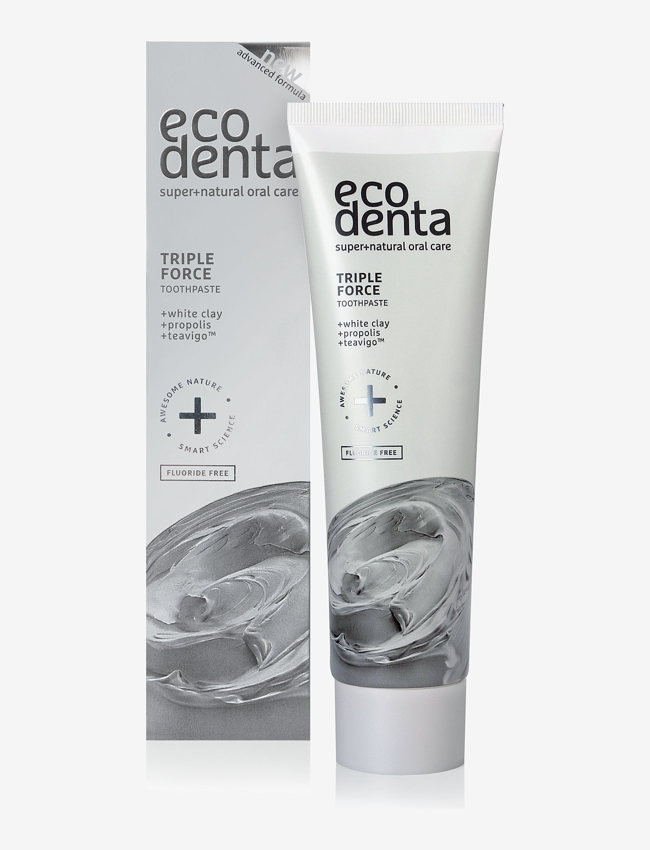Ecodenta - Ecodenta Triple Force Toothpaste - tandkräm - clear - 1