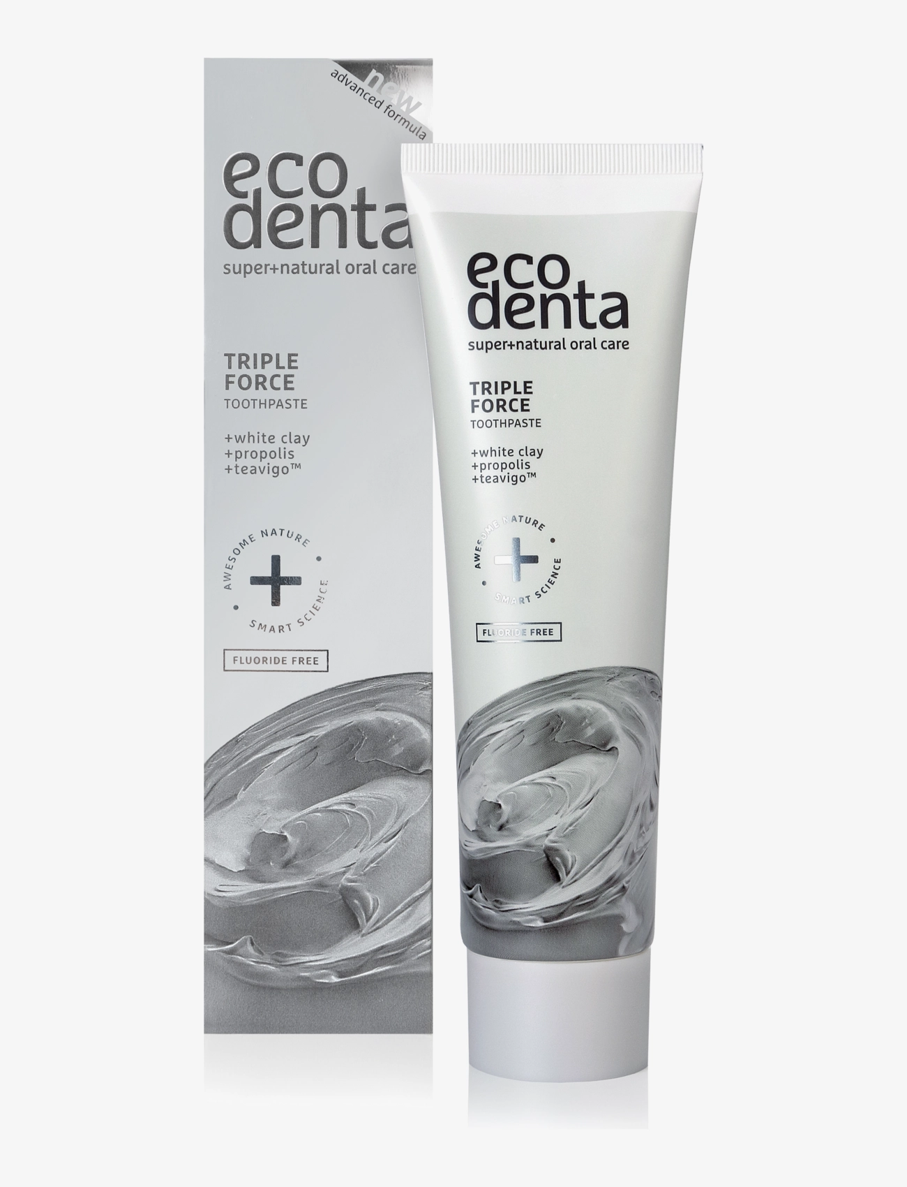 Ecodenta - Ecodenta Triple Force Toothpaste - hammastahnat - clear - 1