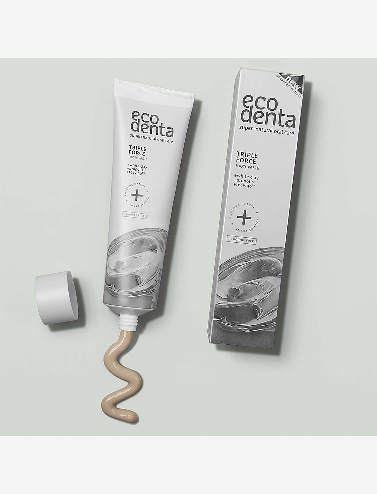 Ecodenta - Ecodenta Triple Force Toothpaste - tandkräm - clear - 2