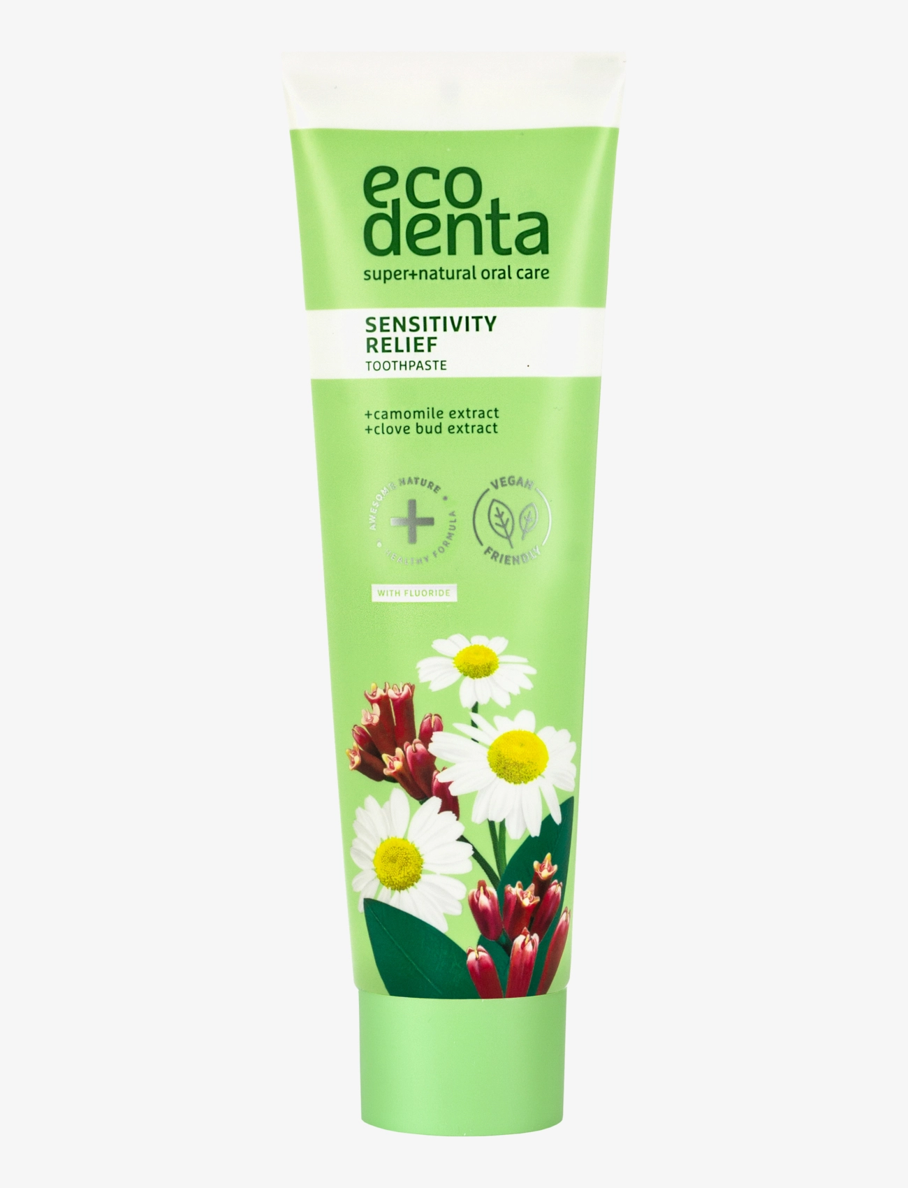 Ecodenta Sensitivity Relief Toothpaste With Fluoride, Tandpasta, Nude, Str: 100 ml