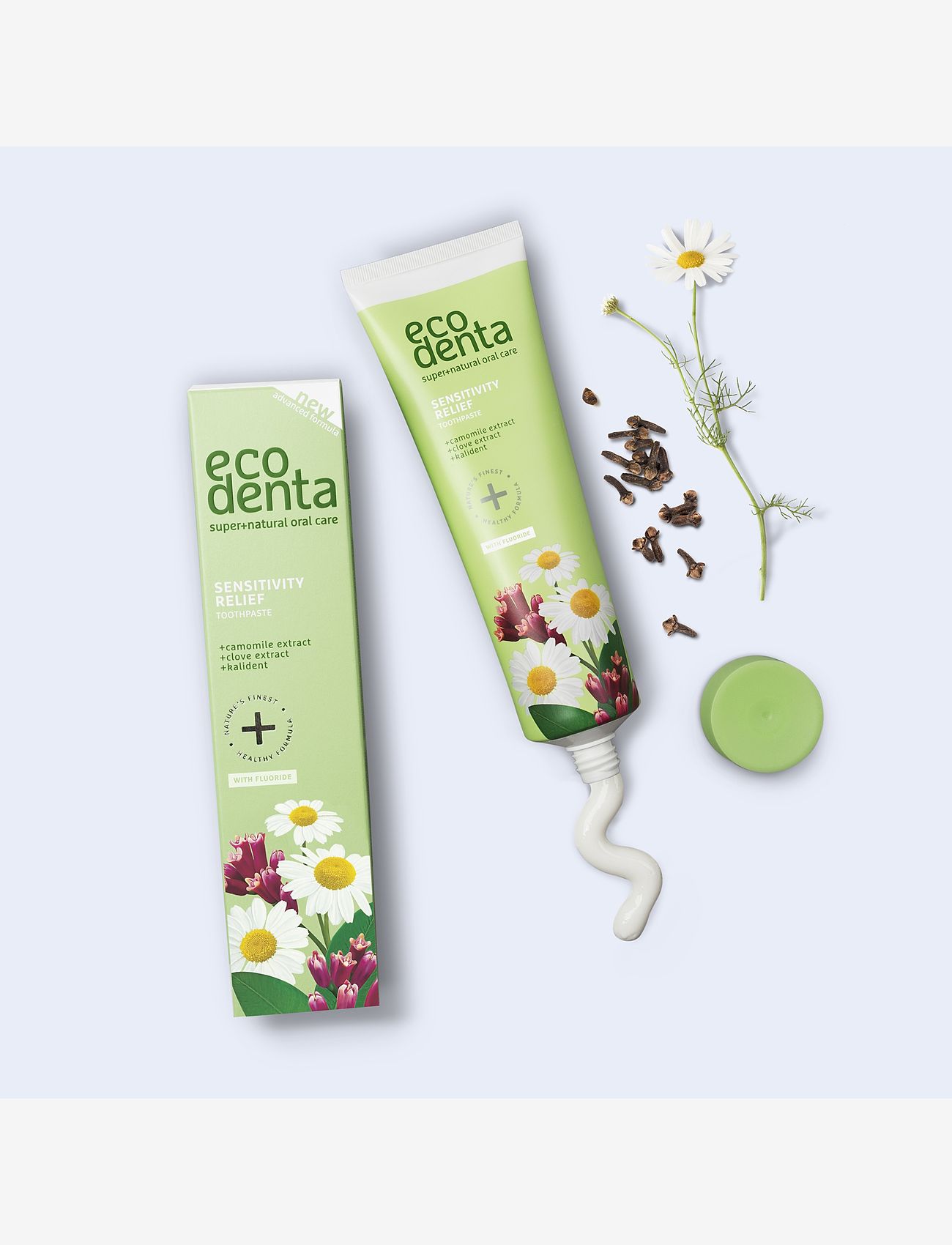 Ecodenta - Ecodenta Sensitivity Relief Toothpaste with Fluoride - zobu pastas - clear - 1