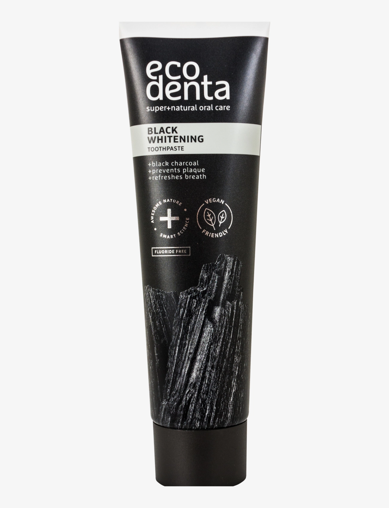 Ecodenta Ecodenta Black Whitening Charcoal Toothpaste, 100 ml, Nude, Mundhygiejne > Tandpasta, Dame
