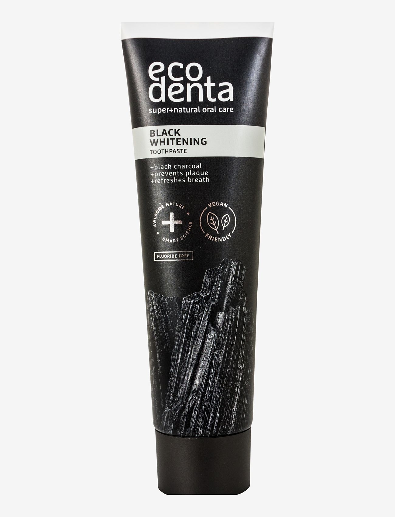 Ecodenta - Ecodenta Black Whitening Charcoal Toothpaste 100 ml - tandpasta - clear - 0