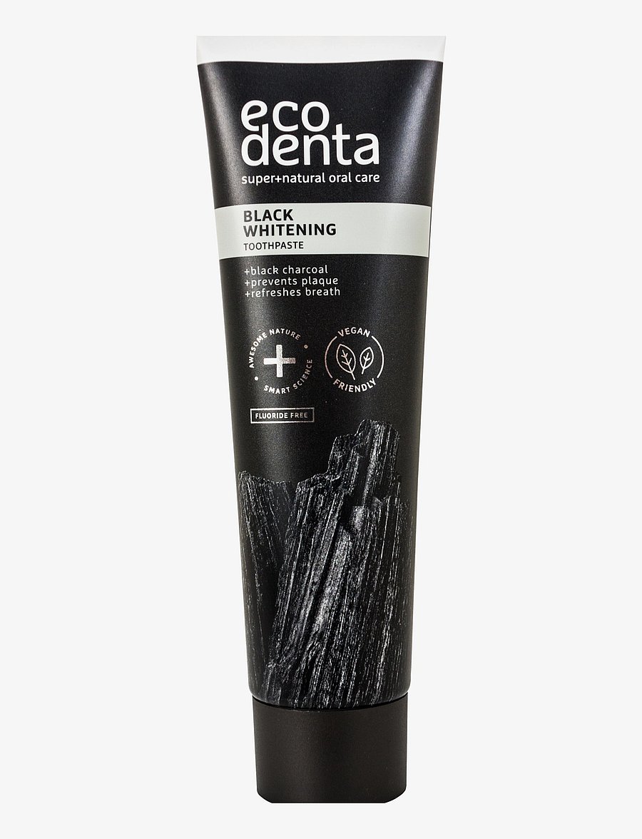Ecodenta - Ecodenta Black Whitening Charcoal Toothpaste - tandpasta - clear - 0