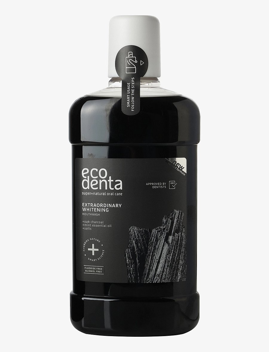 Ecodenta - Ecodenta Extraordinary Whitening Charcoal Mouthwash - suuveed - clear - 0