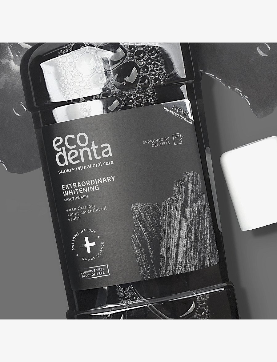 Ecodenta - Ecodenta Extraordinary Whitening Charcoal Mouthwash - suuveed - clear - 1